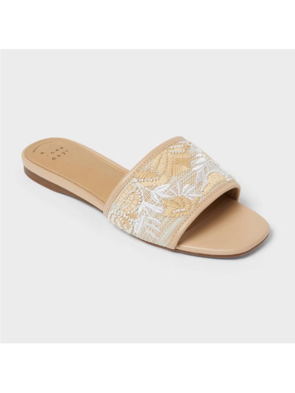 Target a new day Natural Elaine Sandals with Beading